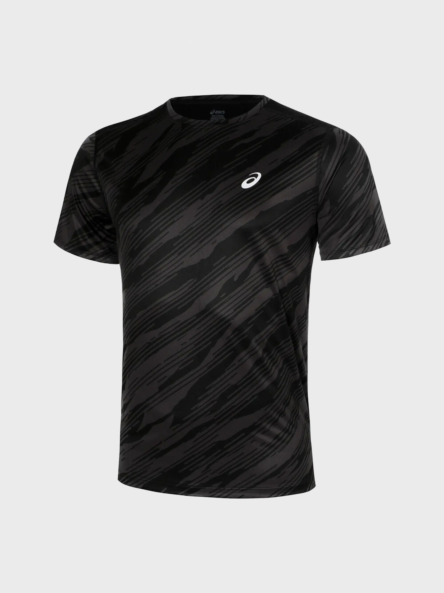 Футболка мужская Asics ASICS CORE ALL OVER PRINT SS TOP черная 2011D212-001 изображение 2
