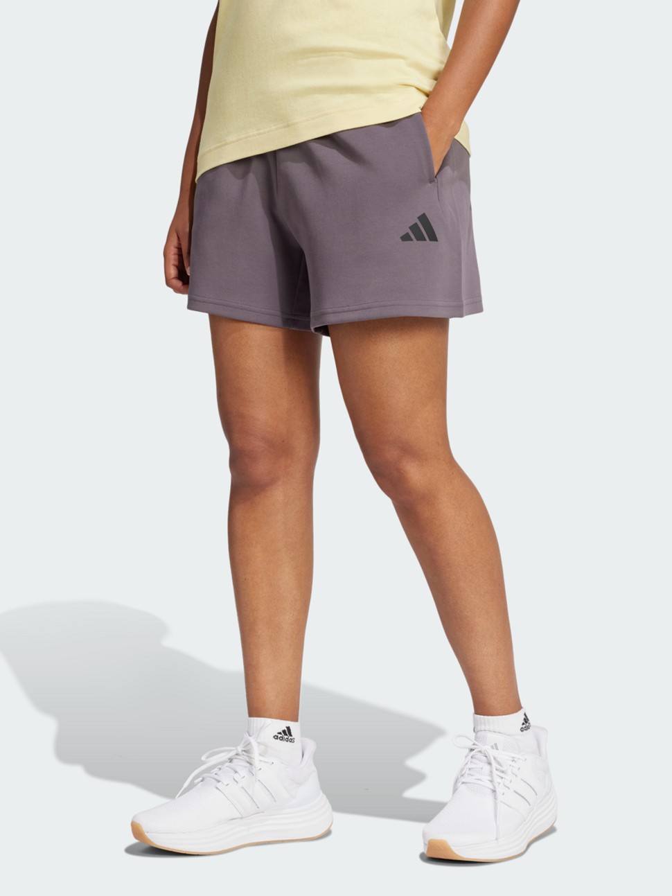 Шорти жіночі Adidas W FI SL SHO сірі JE3998 — фото 2