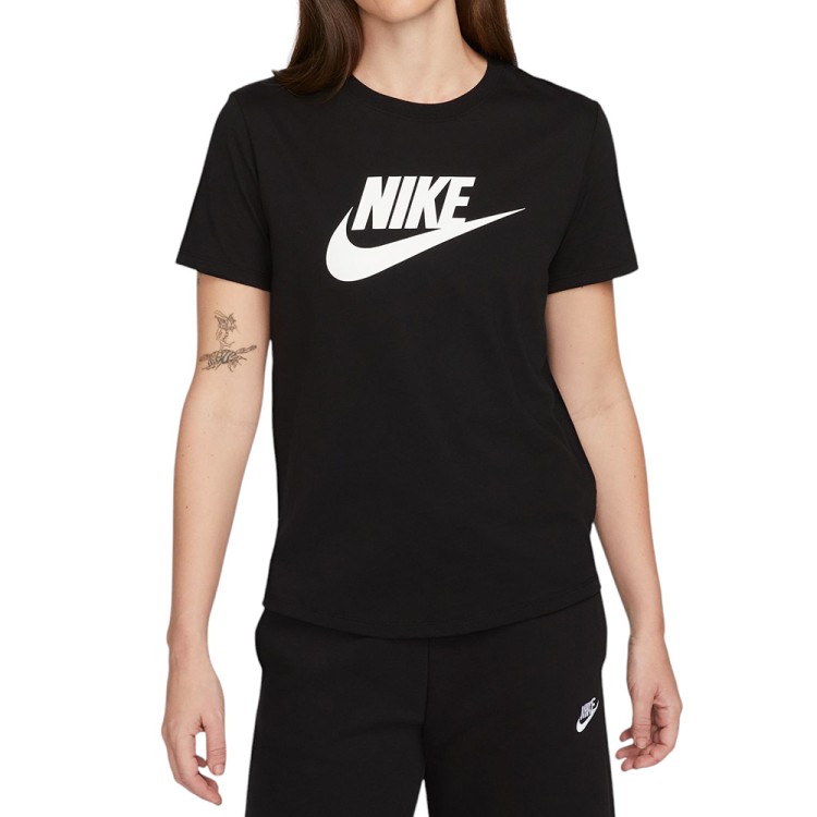 Футболка женская Nike W NSW CLUB SS TEE ICN FTRA черная DX7906-010 изображение 1