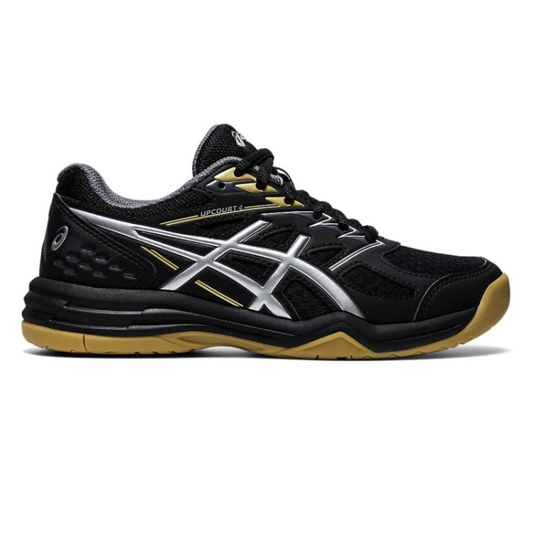 Кроссовки детские Asics Upcourt 4 Gs черные 1074A027-001 изображение 1