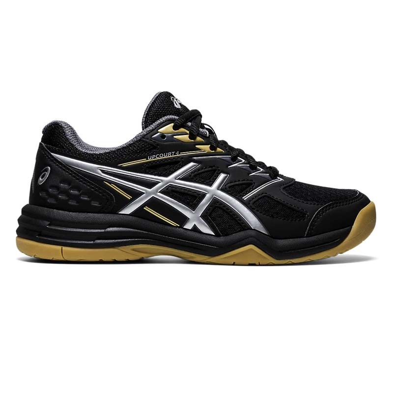 Кроссовки детские Asics Upcourt 4 Gs черные 1074A027-001 изображение 1