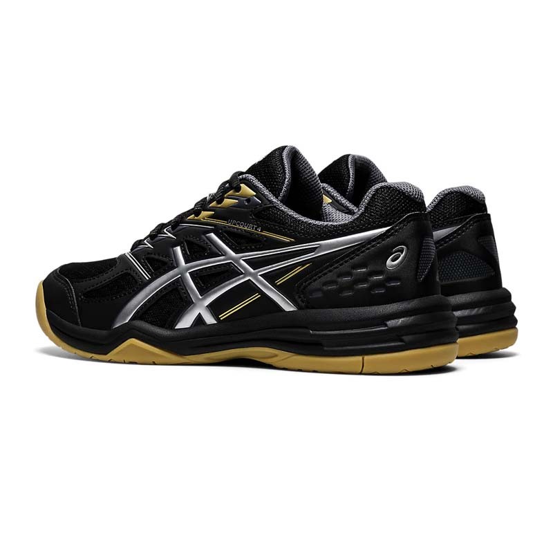 Кросівки дитячі Asics Upcourt 4 Gs чорні 1074A027-001  — фото 4