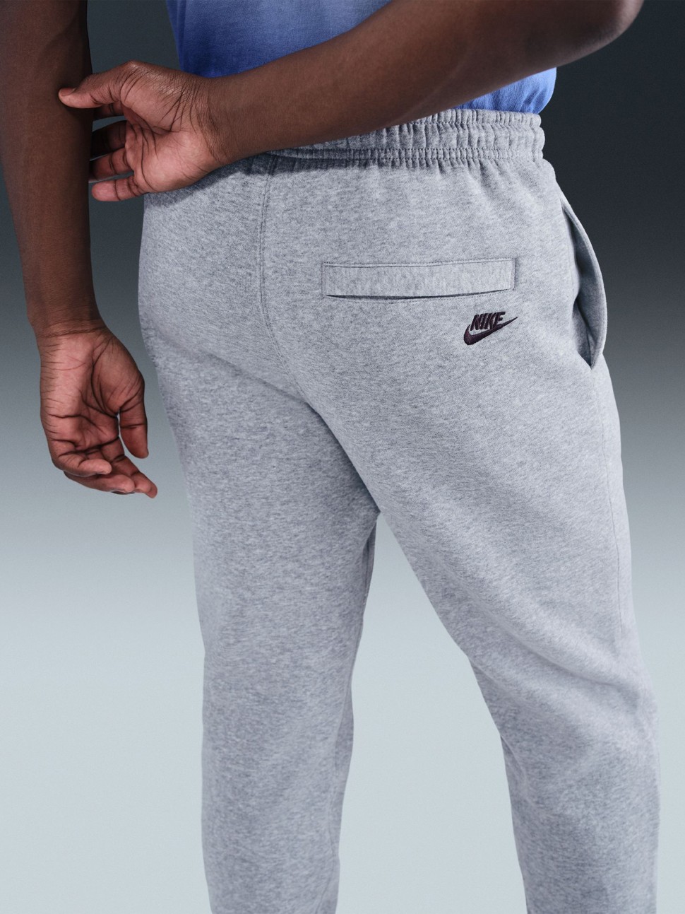 Штани чоловічі Nike M NK CLUB BB JGGR NEO VARSITY сірі HV0865-063 — фото 3