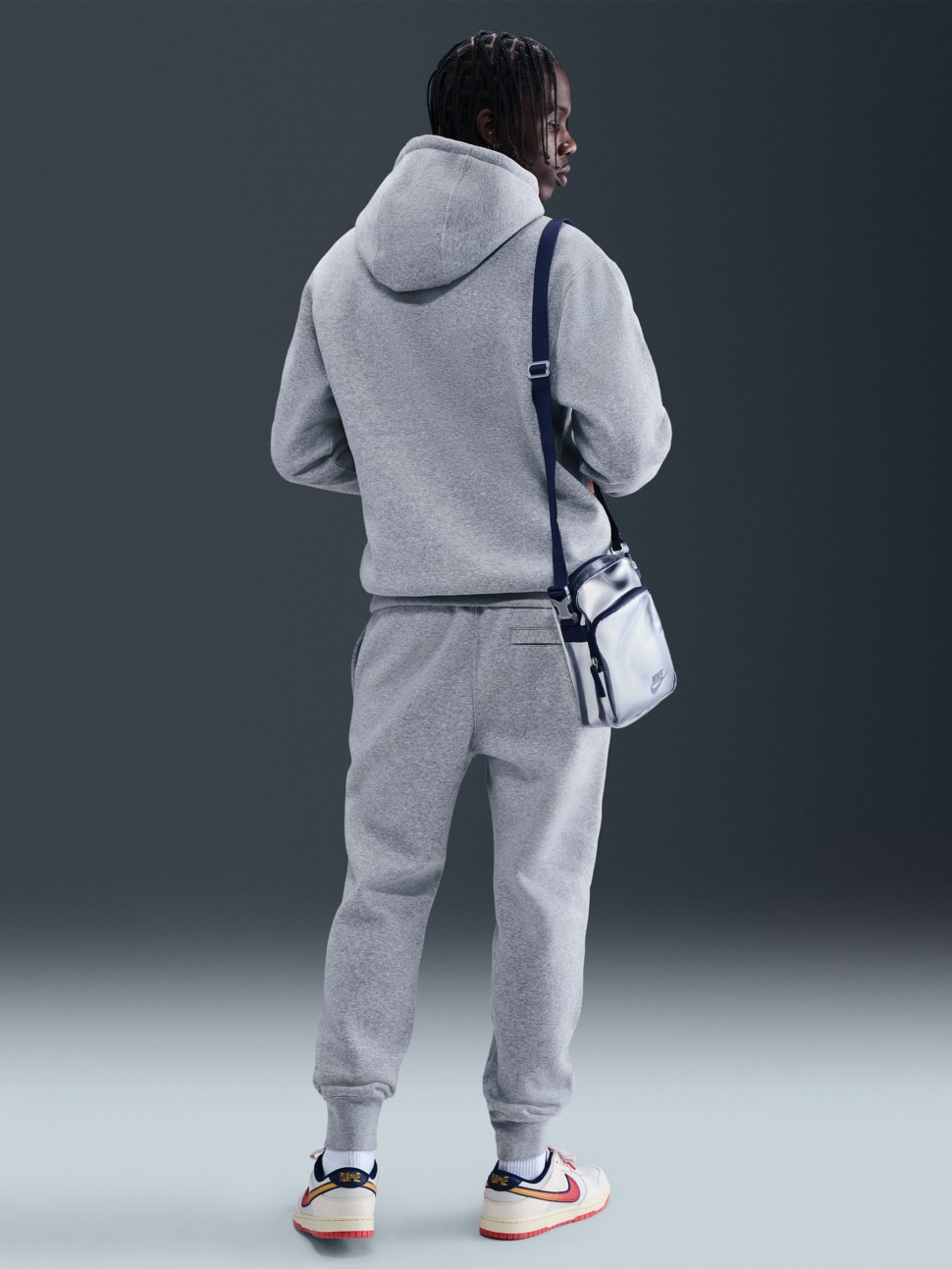 Штани чоловічі Nike M NK CLUB BB JGGR NEO VARSITY сірі HV0865-063 — фото 6