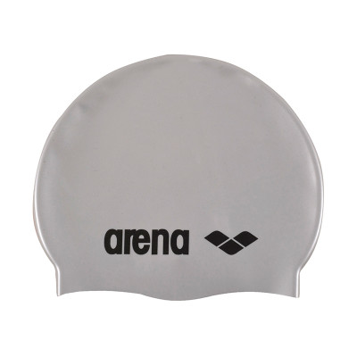 Шапочка для плавания Arena Classic Silicone серая 91662-051