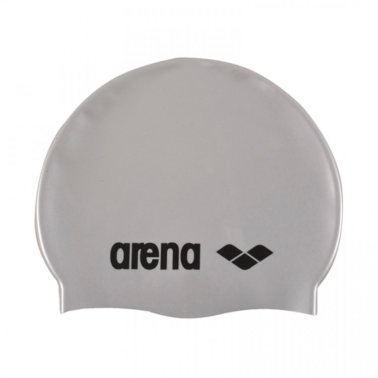 Шапочка для плавания Arena Classic Silicone серая 91662-051 изображение 1