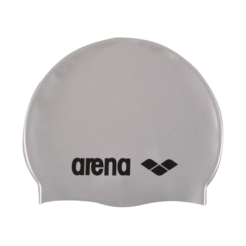 

Шапочка для плавания Arena Classic Silicone серая 91662-051, Серый