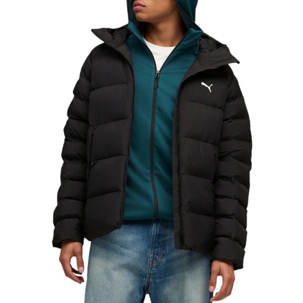 Куртка мужская Puma Mono Hooded Jacket черная 68836701 изображение 1