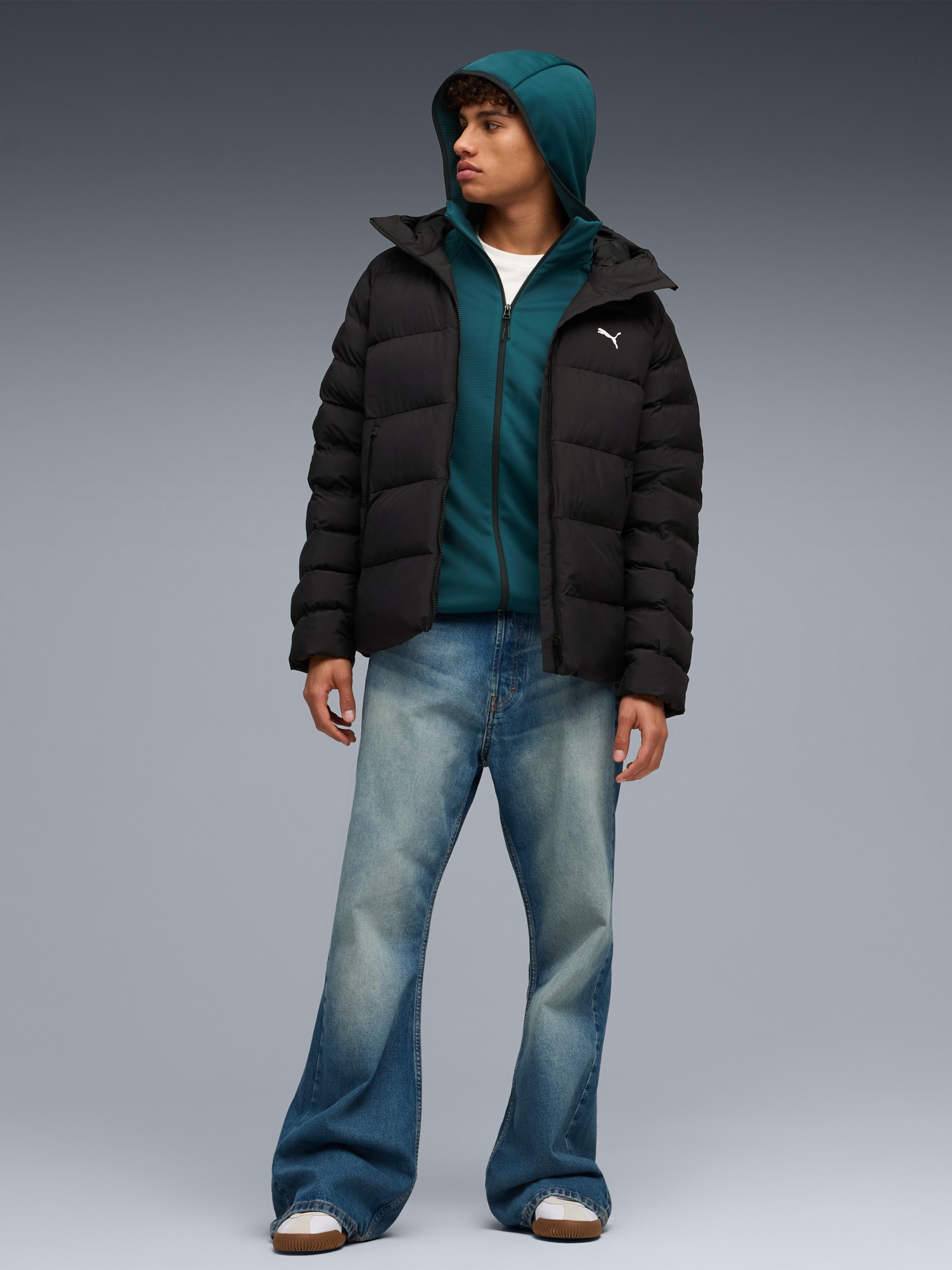 Куртка мужская Puma Mono Hooded Jacket черная 68836701 изображение 2