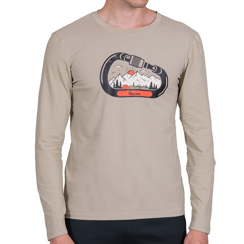 Футболка з довгим рукавом чоловіча Radder Miram хакі 442145-350 изображение 1
