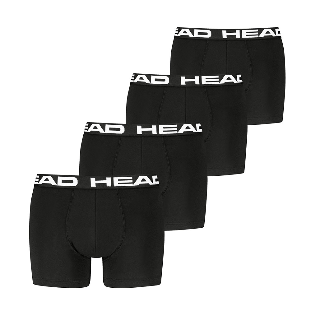 Боксеры мужские HEAD BASIC BOXER 4P черные 701239388001