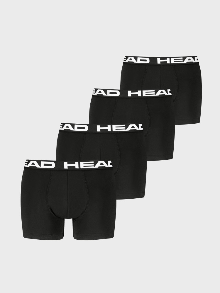 Боксеры мужские HEAD BASIC BOXER 4P черные 701239388001 изображение 2