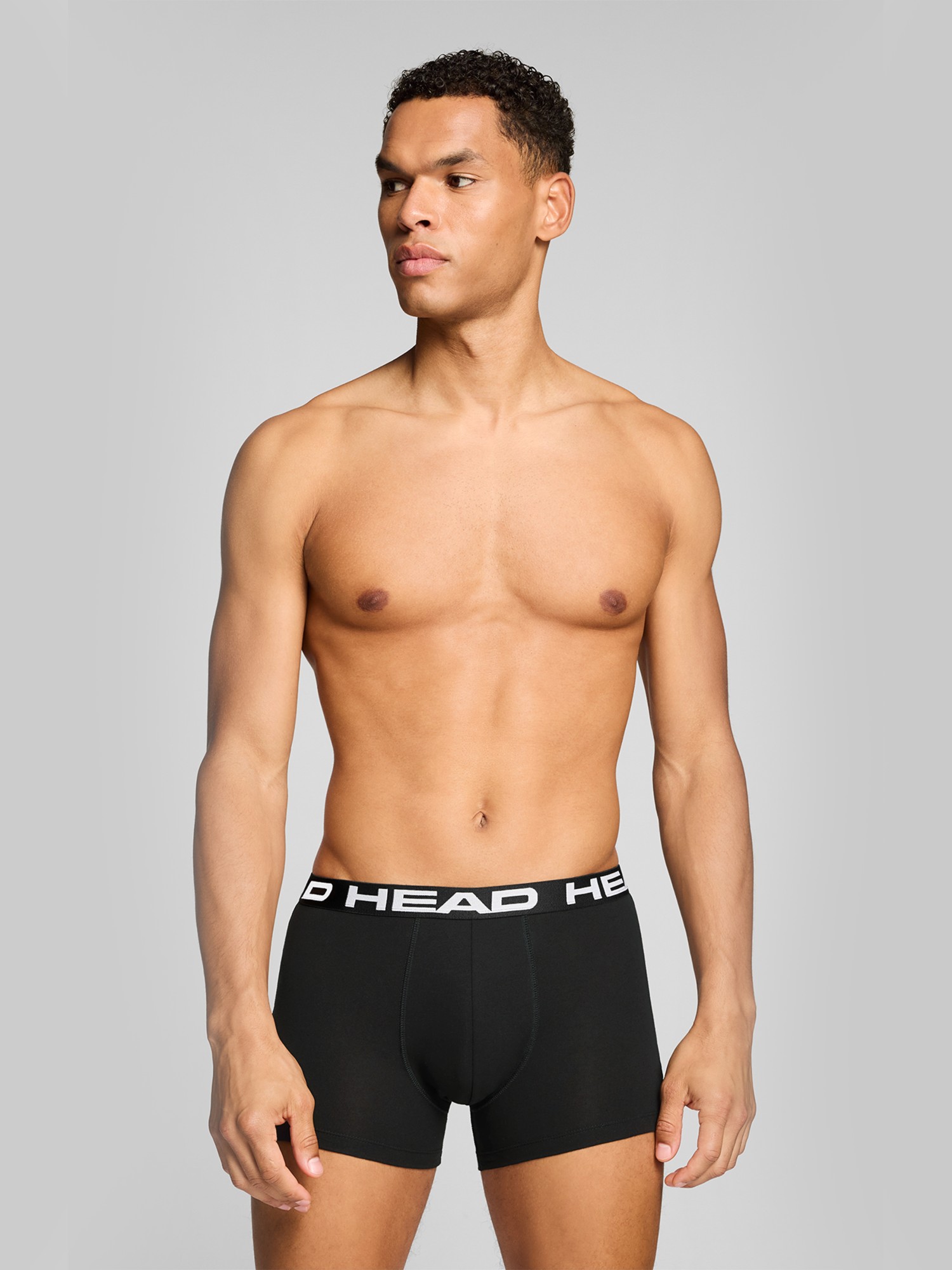 Боксеры мужские HEAD BASIC BOXER 4P черные 701239388001 изображение 3