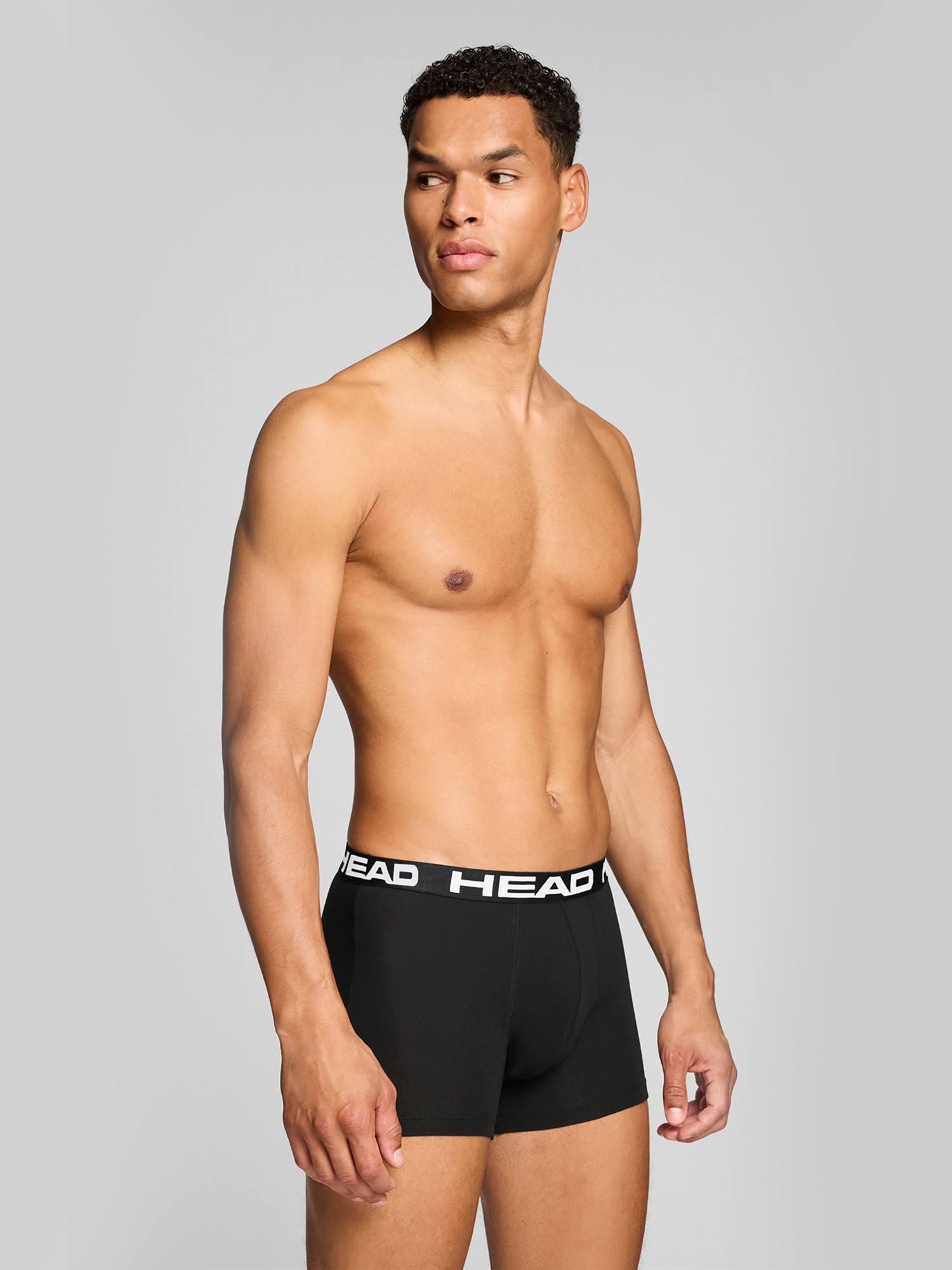 Боксеры мужские HEAD BASIC BOXER 4P черные 701239388001 изображение 4