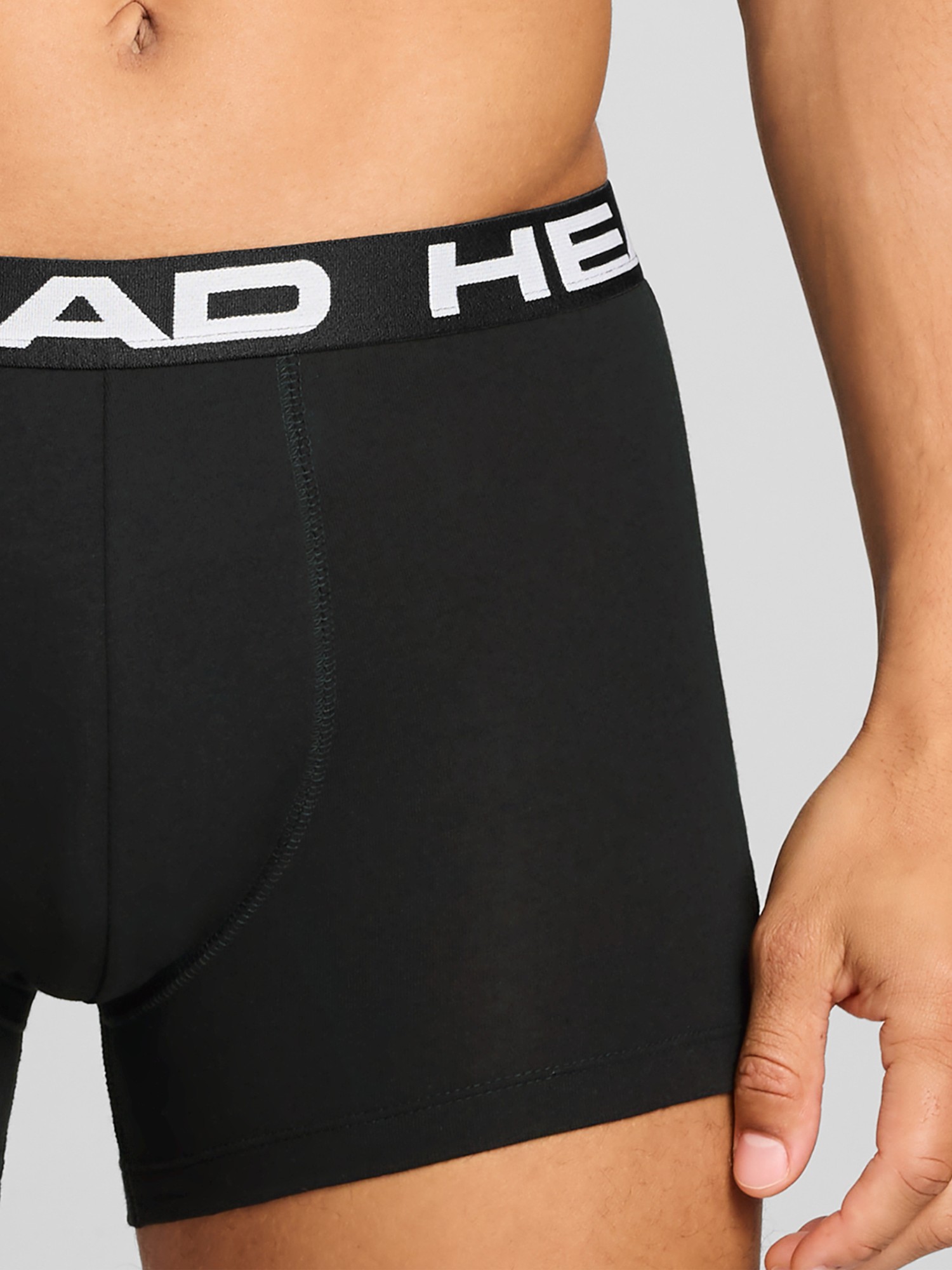 Боксеры мужские HEAD BASIC BOXER 4P черные 701239388001 изображение 7