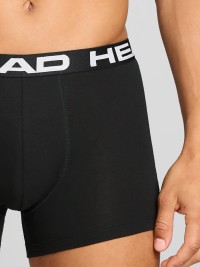 Боксеры мужские HEAD BASIC BOXER 4P черные 701239388001 изображение 7