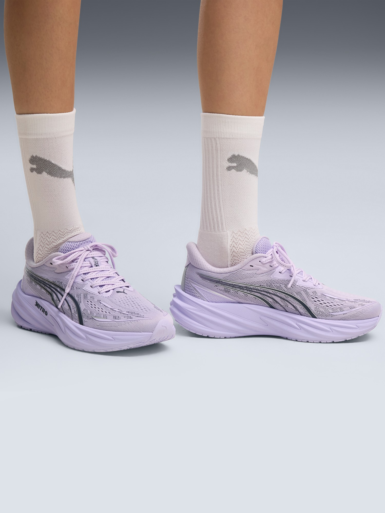 Кроссовки женские Puma Velocity NITRO 5 Wns белые 31294504 изображение 8