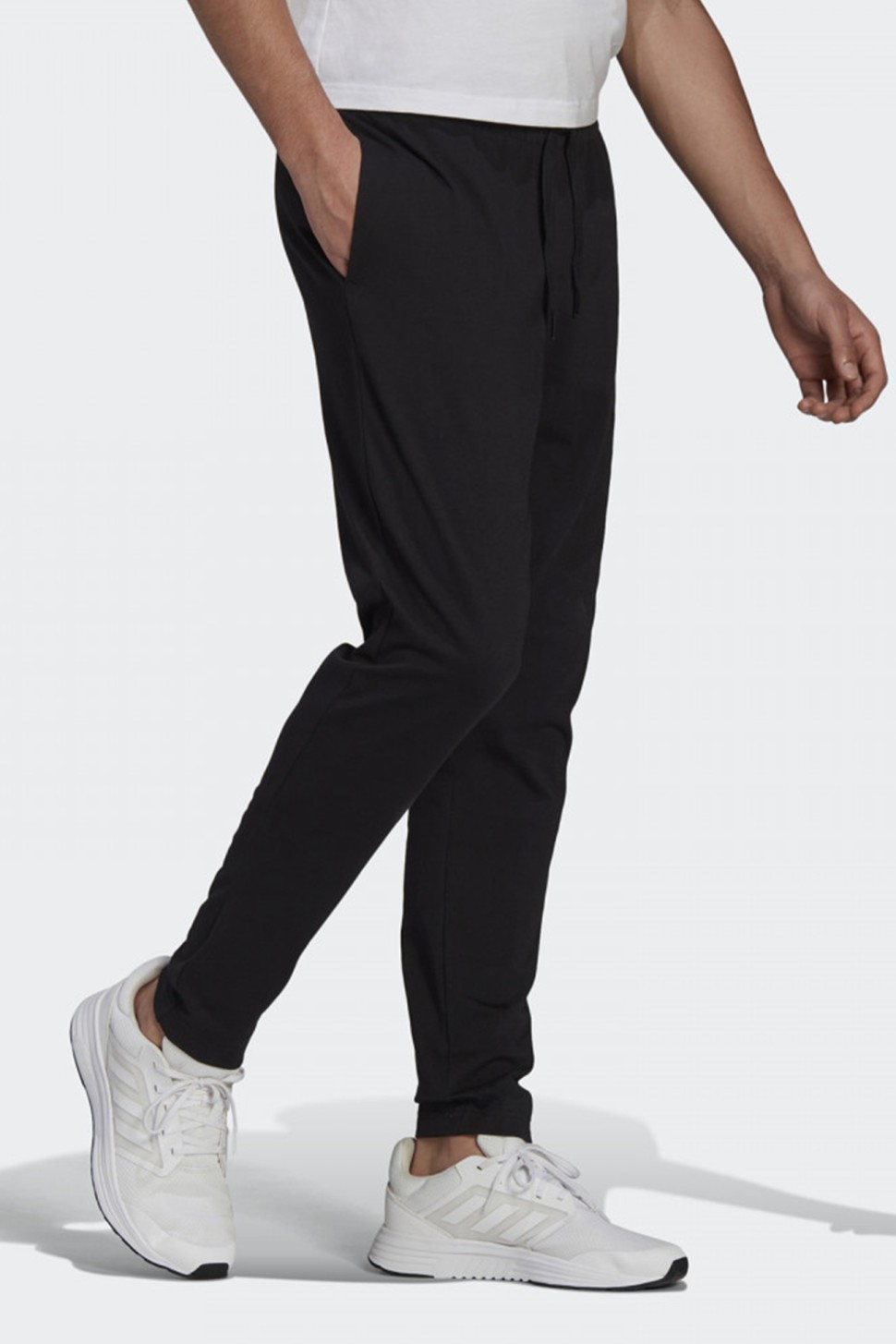 Брюки мужские Adidas M Sl Sj To Pt черные GK9222 — фото 4