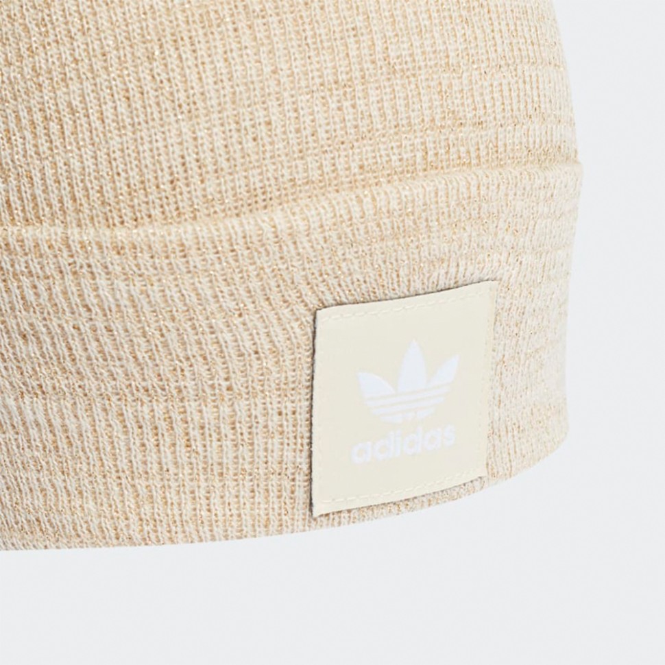 Шапка жіноча Adidas Ac Cuff Knit G бежева H35542  — фото 2