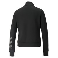 Толстовка жіноча Puma Puma Power Logo Track Jacket чорна 85593101 изображение 2