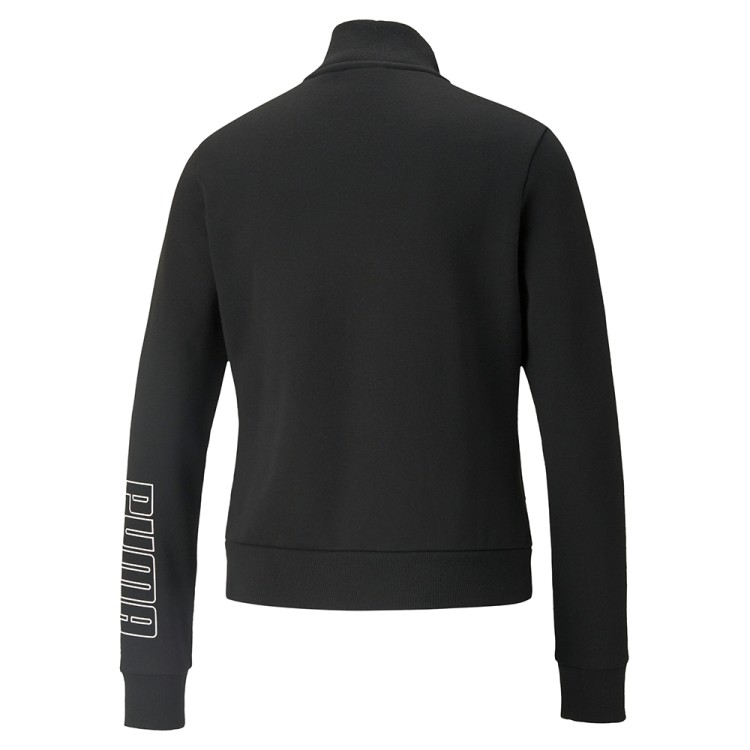 Толстовка жіноча Puma Puma Power Logo Track Jacket чорна 85593101 изображение 2