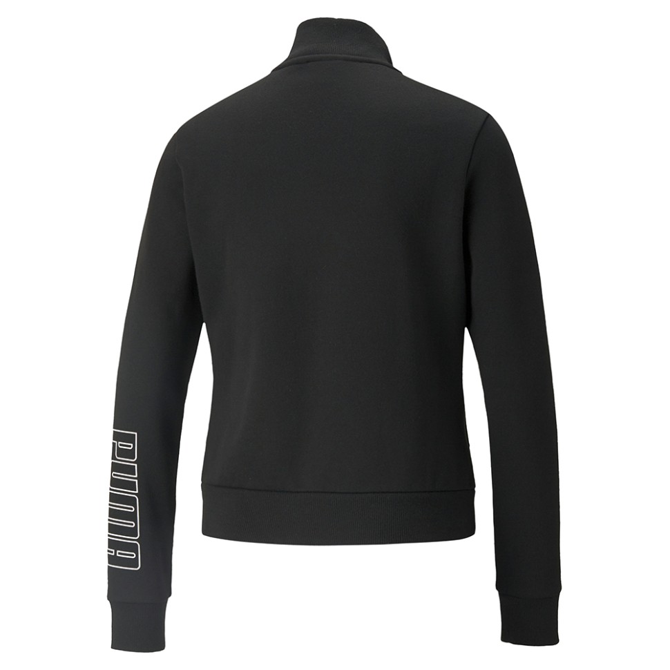 Толстовка жіноча Puma Puma Power Logo Track Jacket чорна 85593101 изображение 2