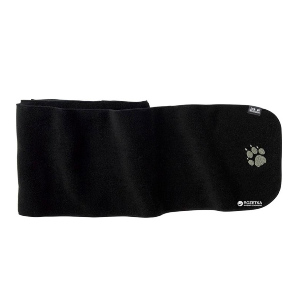 Шарф Jack Wolfskin Paw Scarf черный 1904671-6000 изображение 1