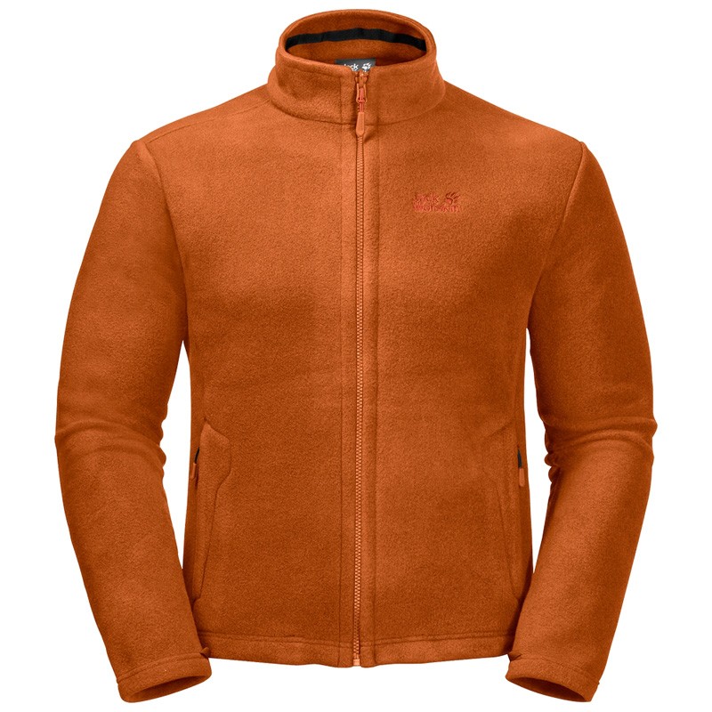 Толстовка мужская Jack Wolfskin оранжевая 1702064-3057 изображение 1