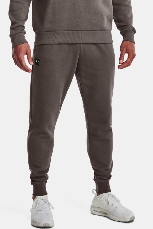 Штани чоловічі Under Armour Rival Fleece Joggers коричневі 1357128-176 изображение 2