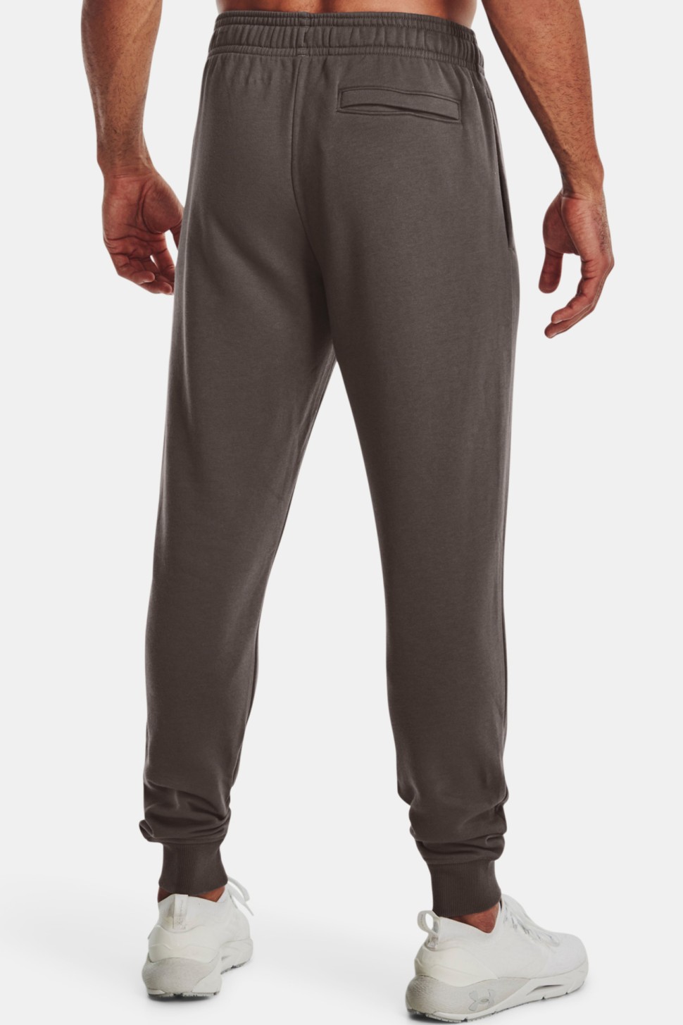 Штани чоловічі Under Armour Rival Fleece Joggers коричневі 1357128-176 — фото 4