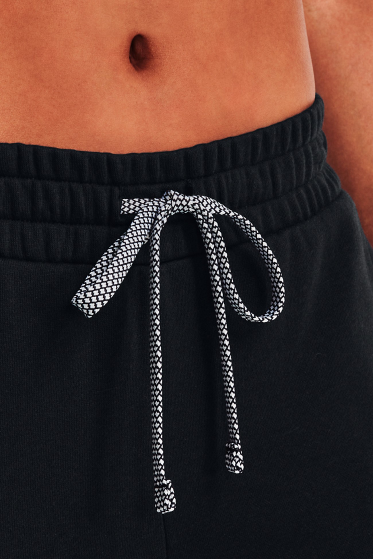 Штани жіночі Under Armour Rival+ Fleece Pant чорні 1374109-001 изображение 4