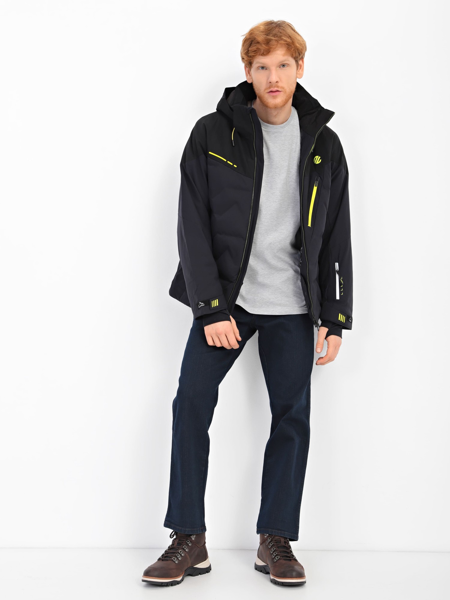 Куртка горнолыжная мужская WHS темно-серая 512509-020 изображение 3