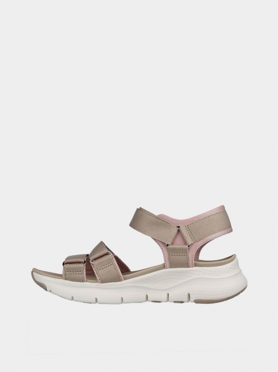 Сандалі жіночі Skechers Arch Fit бежеві 119305 TPPK — фото 3