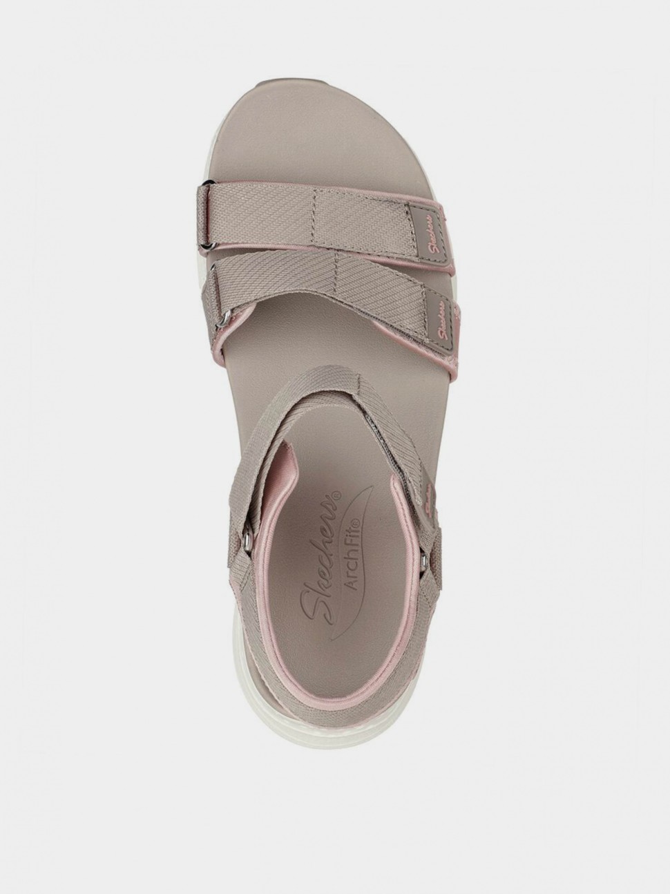 Сандалі жіночі Skechers Arch Fit бежеві 119305 TPPK — фото 5