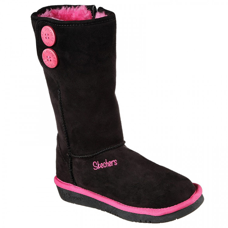 Сапоги детские Skechers GLAMSLAM-BUTTON BEAUTIES черные 89124L-BLK изображение 1