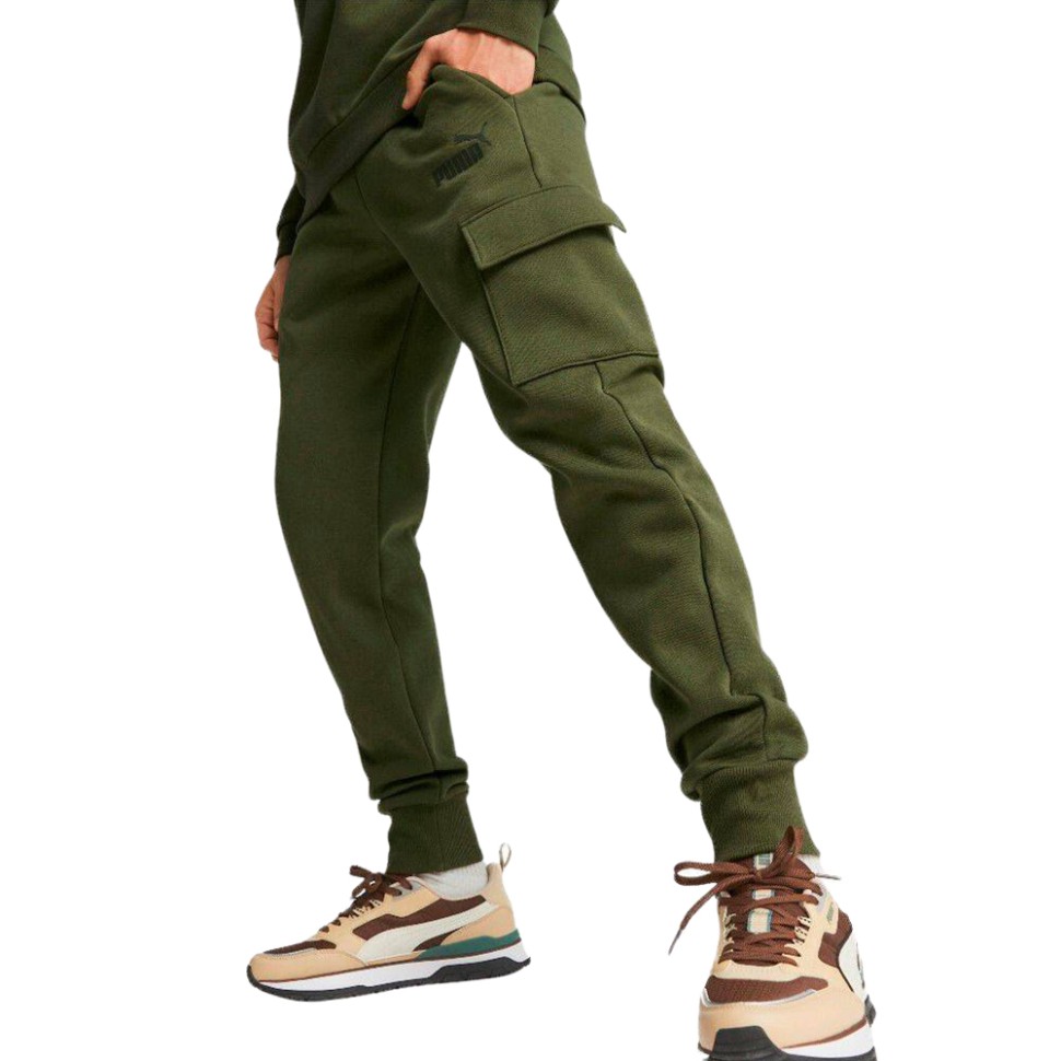 Штани чоловічі Puma ESS Cargo Pants хакі 84580231 — фото 1