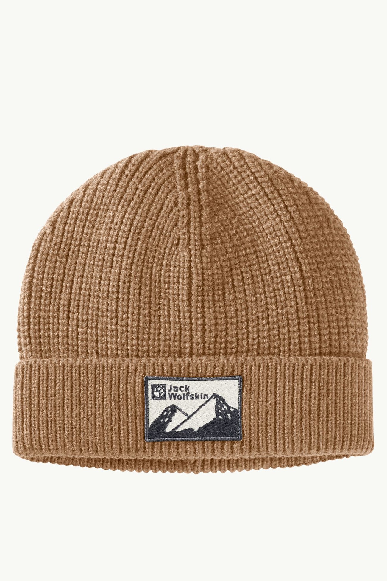 Шапка унисекс Jack Wolfskin EDO BADGE BEANIE коричневая 1910062-5601 изображение 2