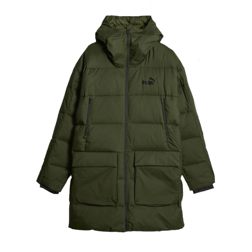 Куртка чоловіча Puma Protective Hooded Down Coat хакі 67537831 — фото 1