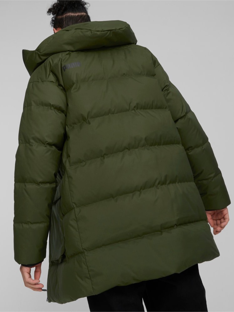 Куртка мужская Puma Protective Hooded Down Coat хаки 67537831 изображение 3