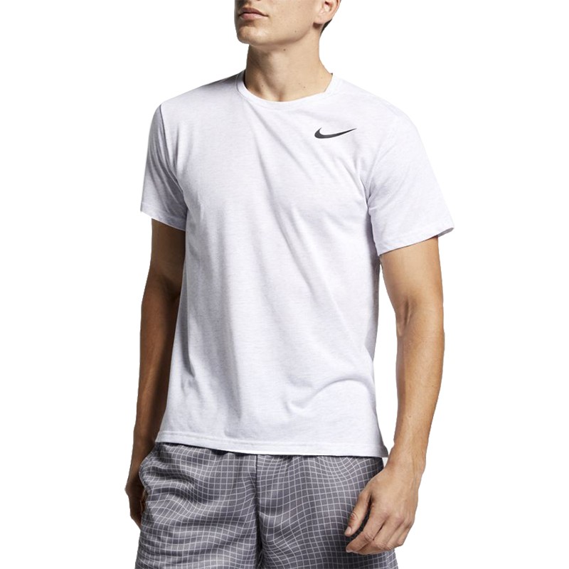Футболка мужская Nike Breathe Top Ss Hpr Dry белая AJ8002-101 изображение 3
