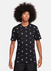Футболка мужская Nike M NSW TEE M90 12MO AOP черная FQ8036-010 изображение 2