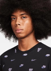 Футболка мужская Nike M NSW TEE M90 12MO AOP черная FQ8036-010 изображение 4