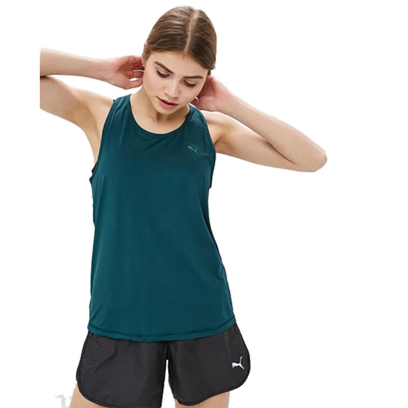 Майка женская Puma A.C.E. Racerback Tank зеленая 51742201 — фото 1