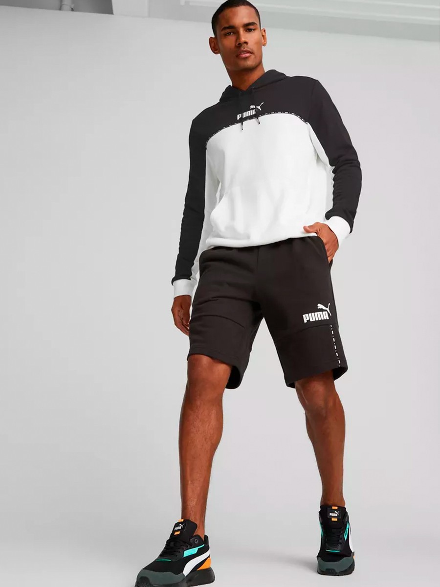 Шорти чоловічі Puma ESS BLOCK x TAPE Shorts 10" TR чорні 67334401 — фото 4