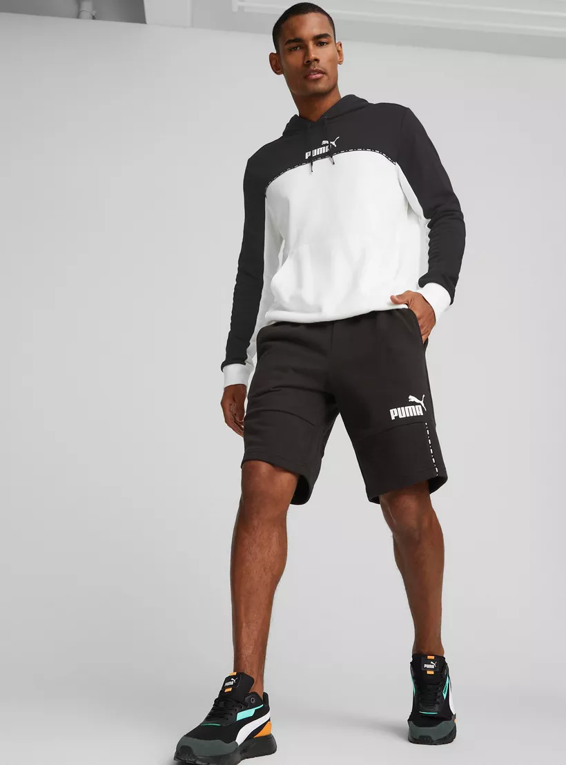 Шорти чоловічі Puma ESS BLOCK x TAPE Shorts 10" TR чорні 67334401 — фото 5