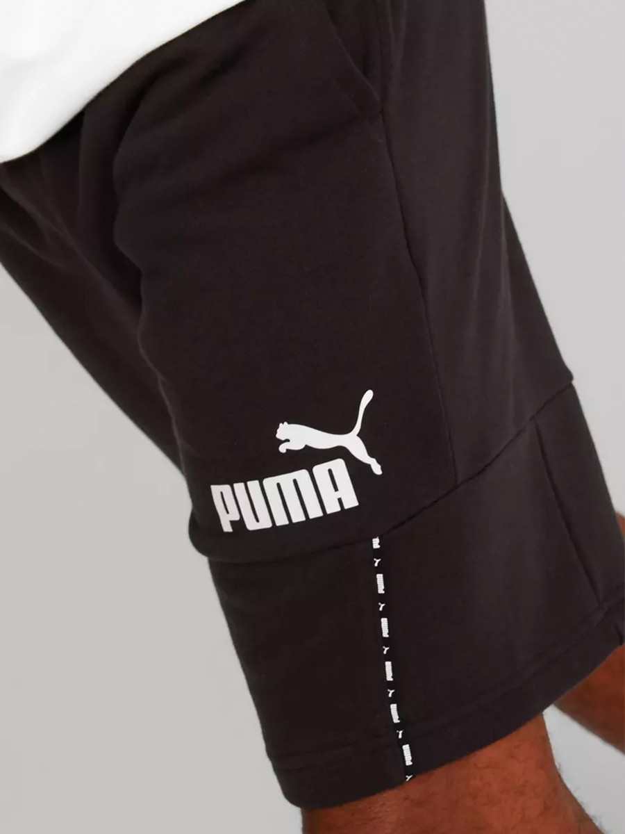 Шорти чоловічі Puma ESS BLOCK x TAPE Shorts 10" TR чорні 67334401 — фото 6