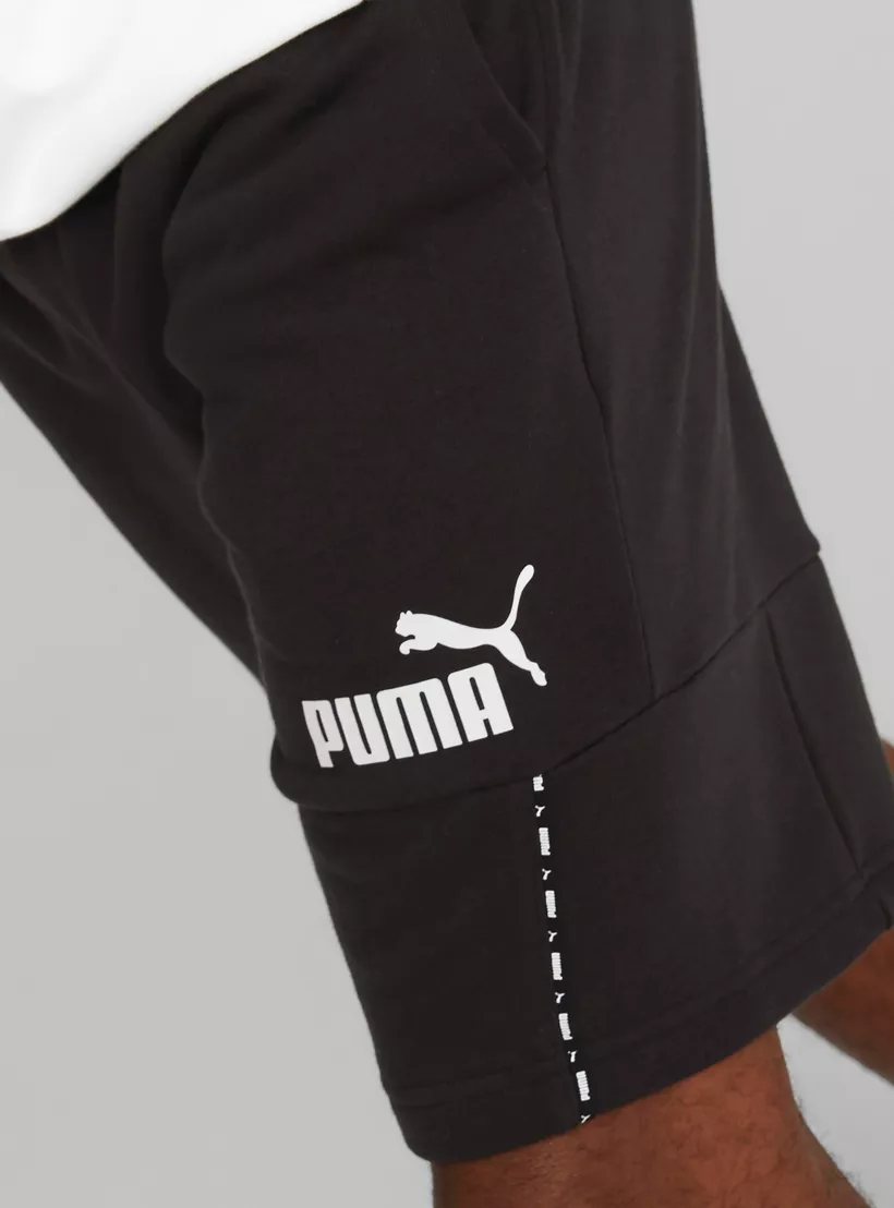 Шорти чоловічі Puma ESS BLOCK x TAPE Shorts 10" TR чорні 67334401 — фото 7