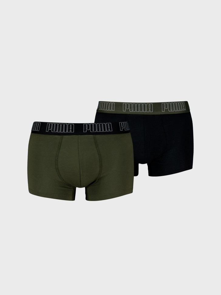 Нижнее белье мужское Puma EVERYDAY TRUNK 2P мультицвет 93832108 изображение 8
