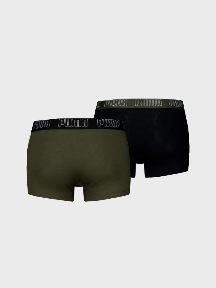 Нижнее белье мужское Puma EVERYDAY TRUNK 2P мультицвет 93832108 изображение 9