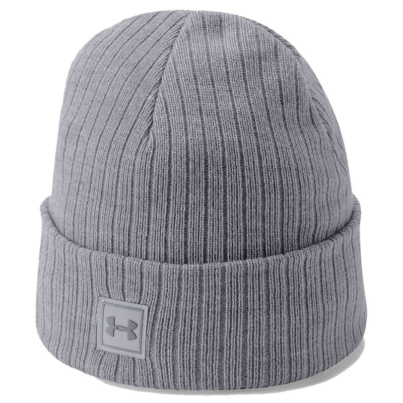 Шапка Under Armour Men's Truckstop Beanie 2.0 серая 1318517-035
